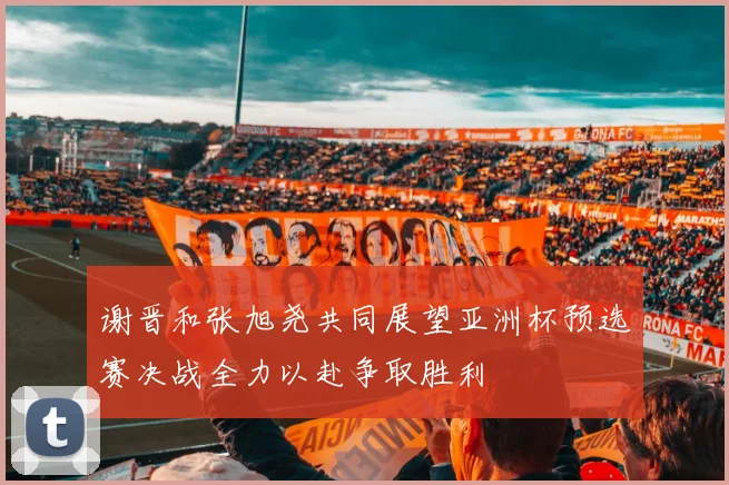 谢晋和张旭尧共同展望亚洲杯预选赛决战全力以赴争取胜利